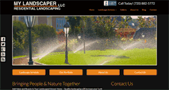Desktop Screenshot of mylandscaper.biz